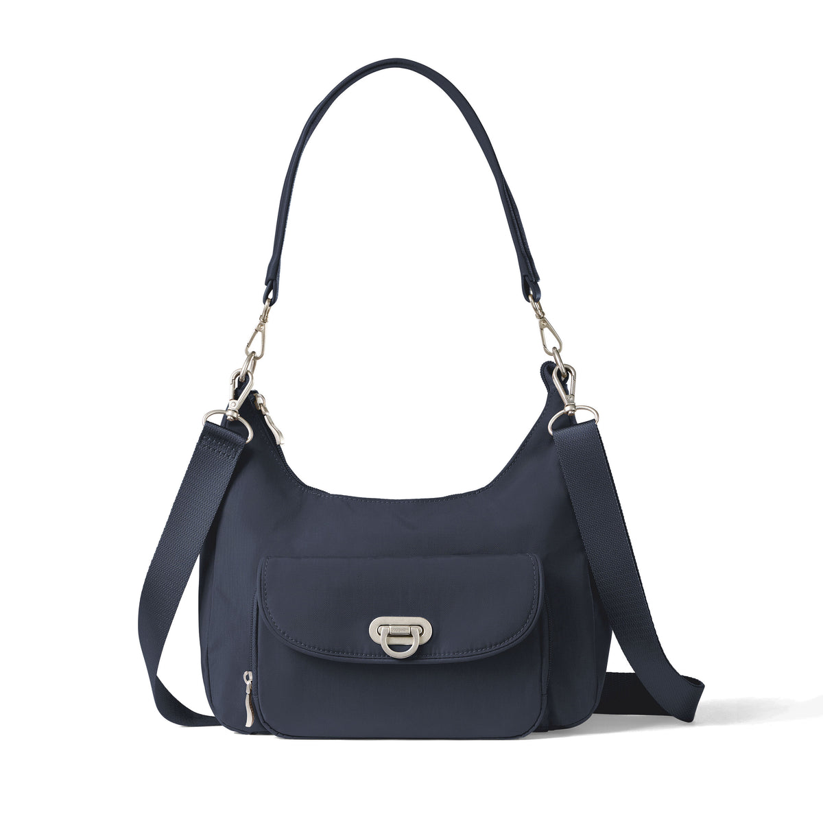 Coastal Flip Lock Half Moon Bag