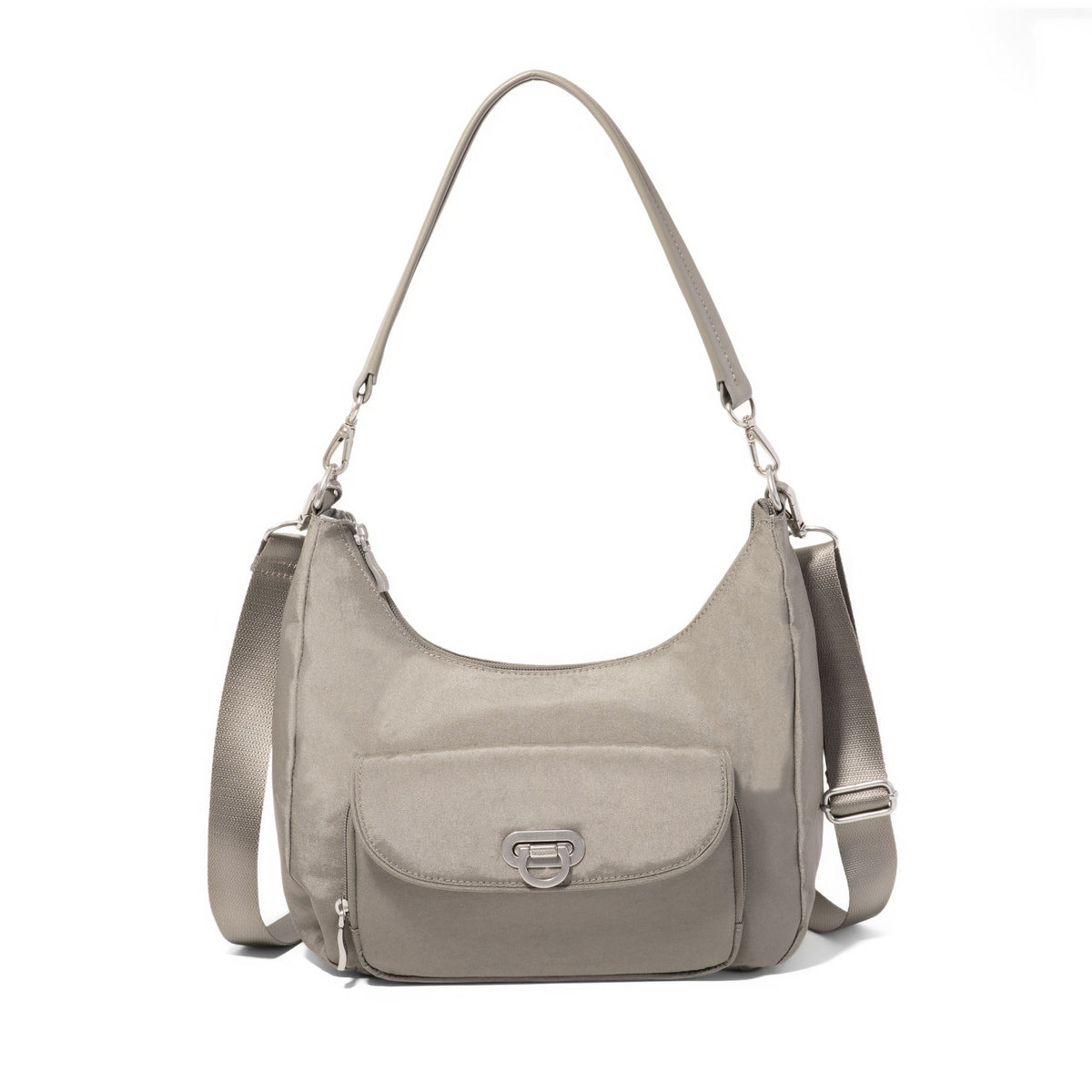Coastal Flip Lock Half Moon Bag