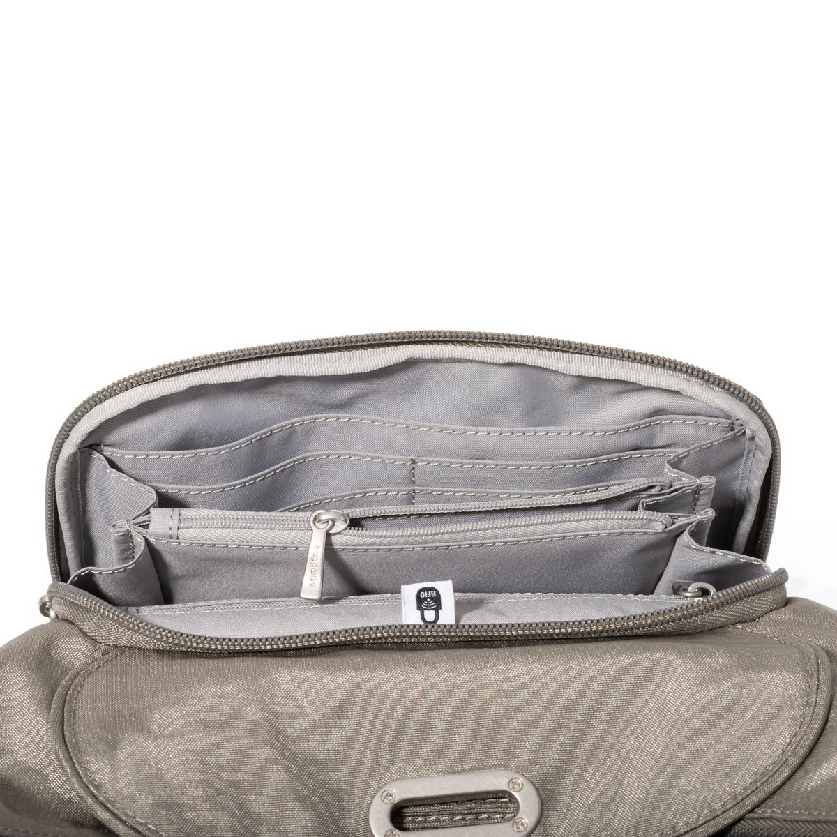 Coastal Flip Lock Half Moon Bag