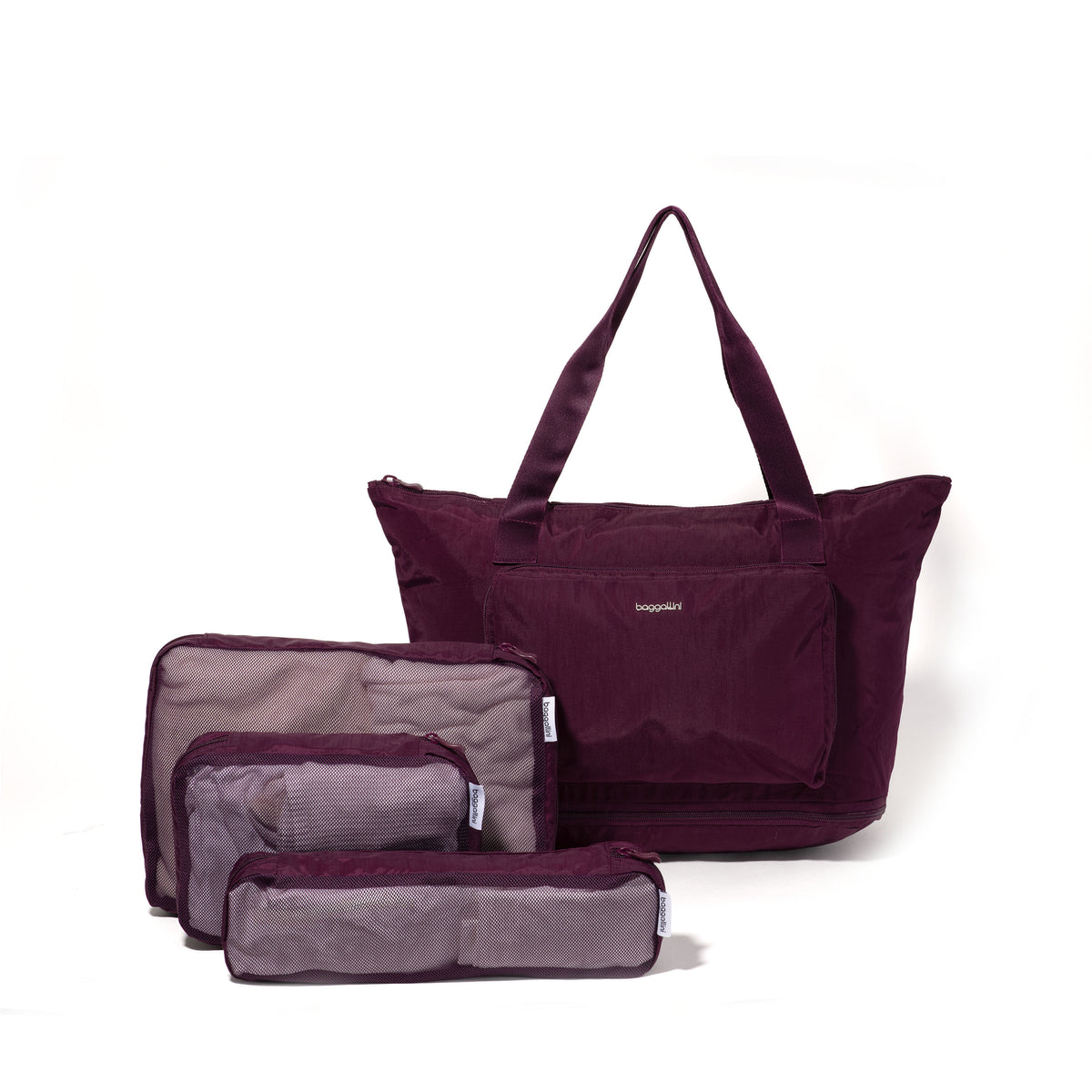 Packable Tote & Packing Cube Bundle