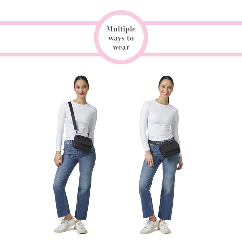 Modern Everywhere Double Zip Crossbody
