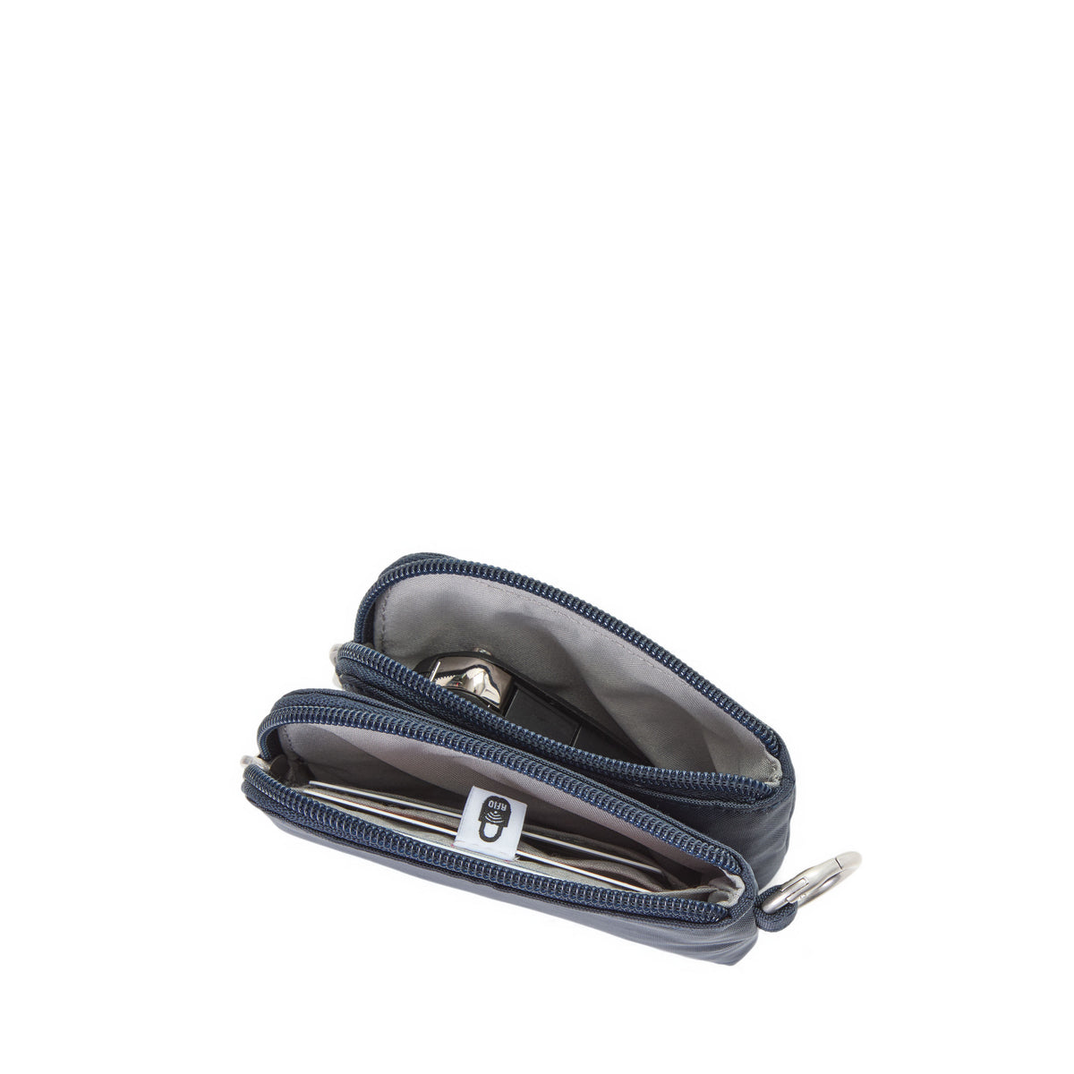 Double Zip Card Pouch