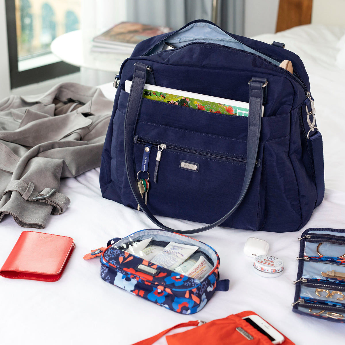 True Classic Overnight Expandable Laptop Tote