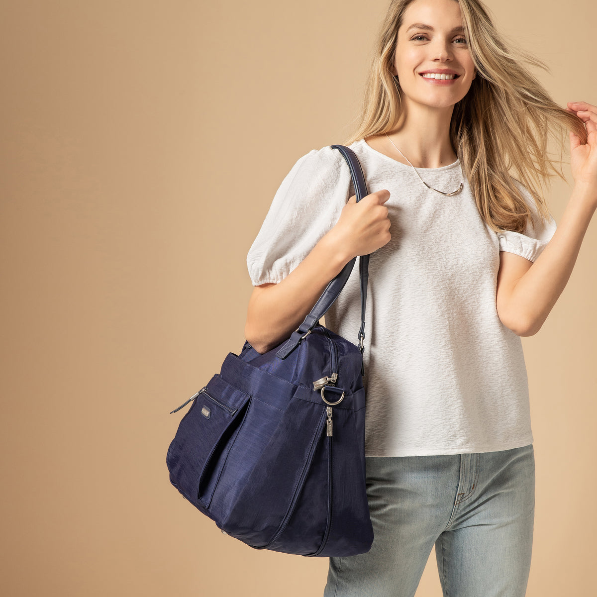 True Classic Overnight Expandable Laptop Tote