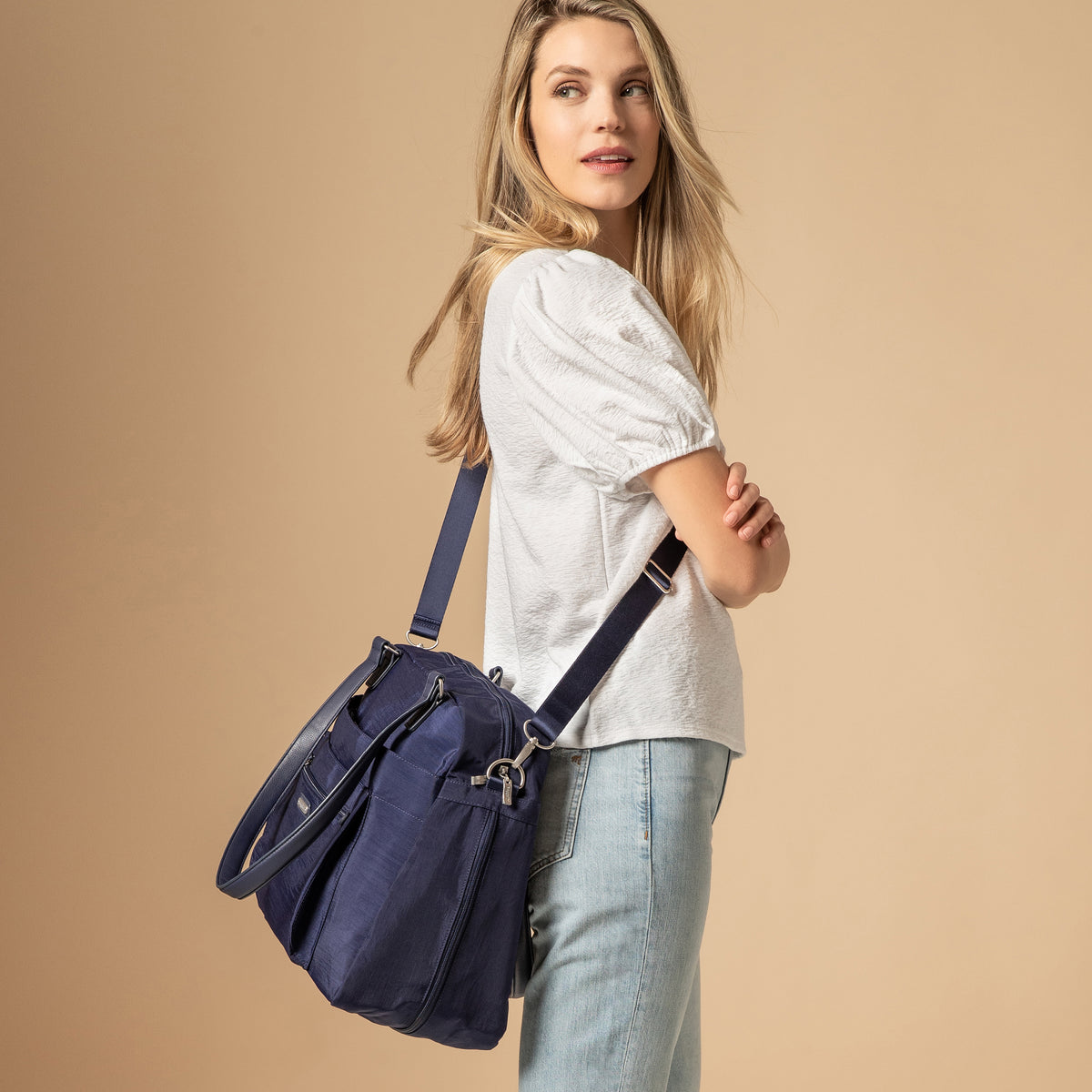 True Classic Overnight Expandable Laptop Tote